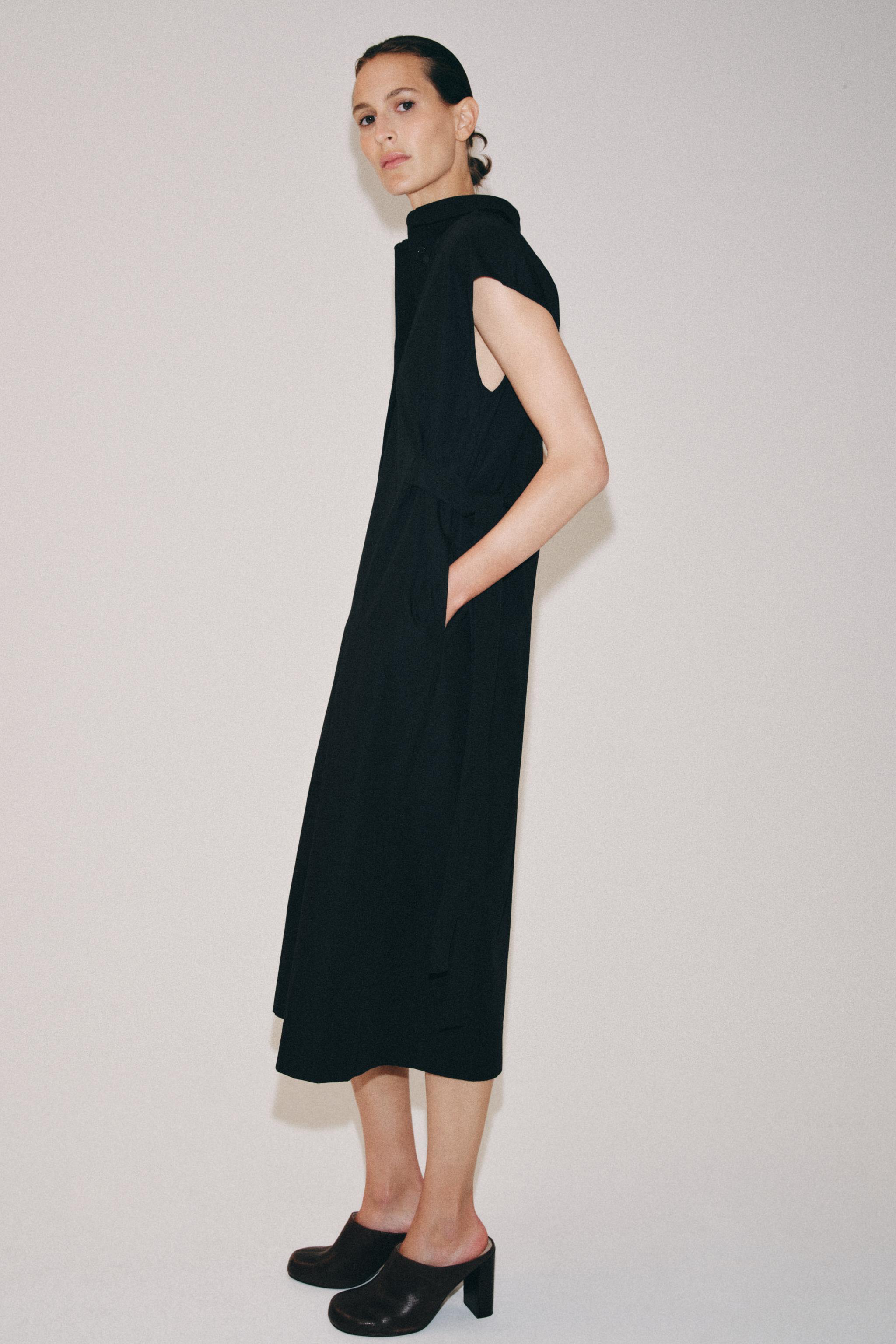 TIED SHIRT DRESS ZW COLLECTION